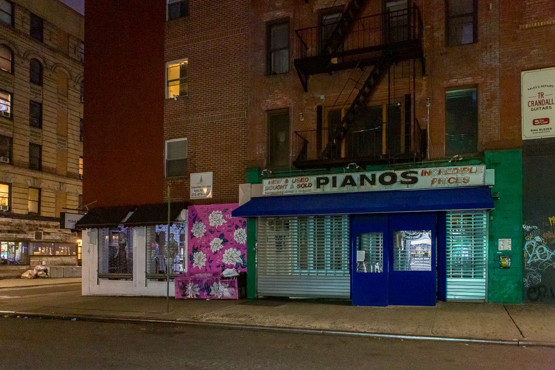 Pianos, packed this weekend, is now closed